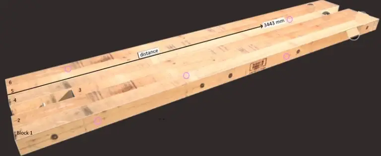 Does Freezing Affect Eucalyptus Timber Mats? Sampling point