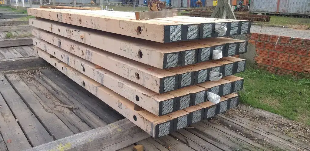 6 Inch Eucalyptus Timber Mats